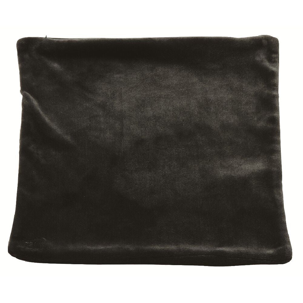 Housse de coussin 40x40cm polyester effet velours - 3 coloris
