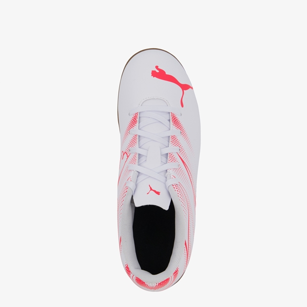 Puma Attacanto It IC kinder zaalschoenen wit
