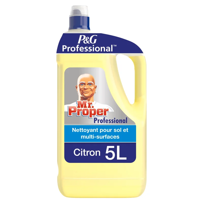 MR PROPRE - Nettoyant sols et multi surfaces - Citron - 5 L