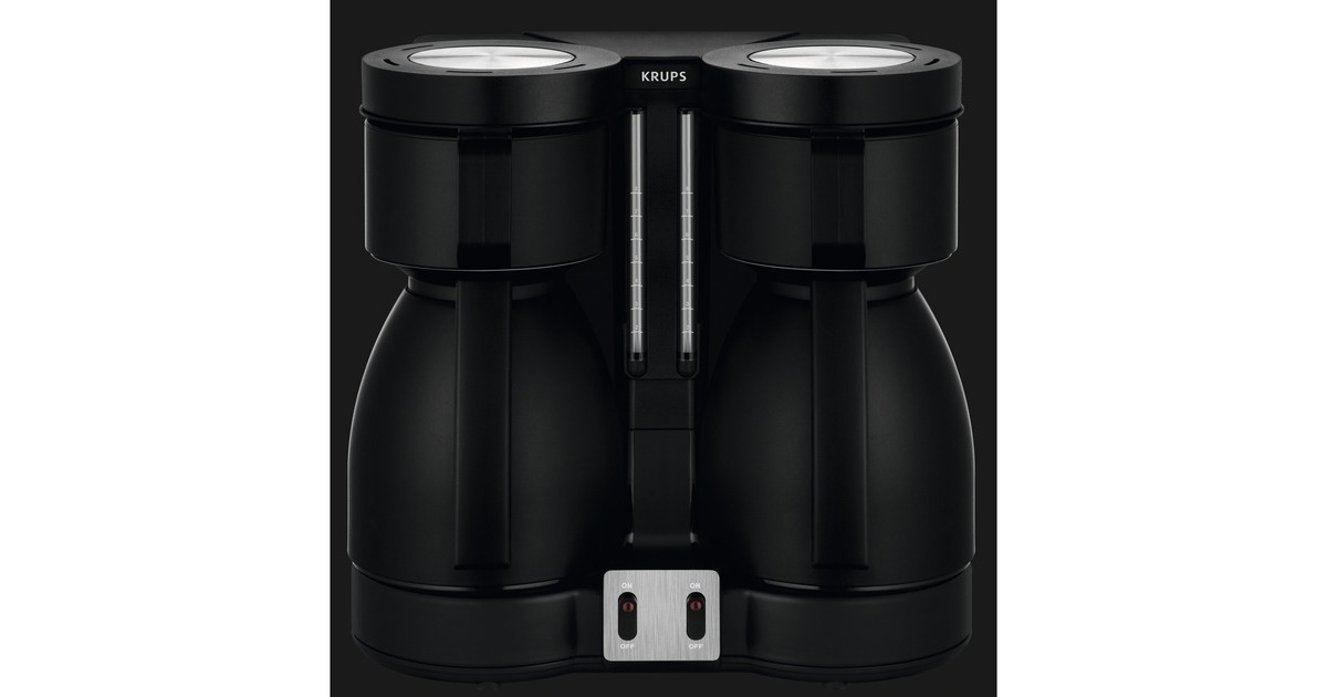 KrupsDuo-Koffiezetapparaat Duothek KT 8501 koffiefiltermachine  (Zwart)
