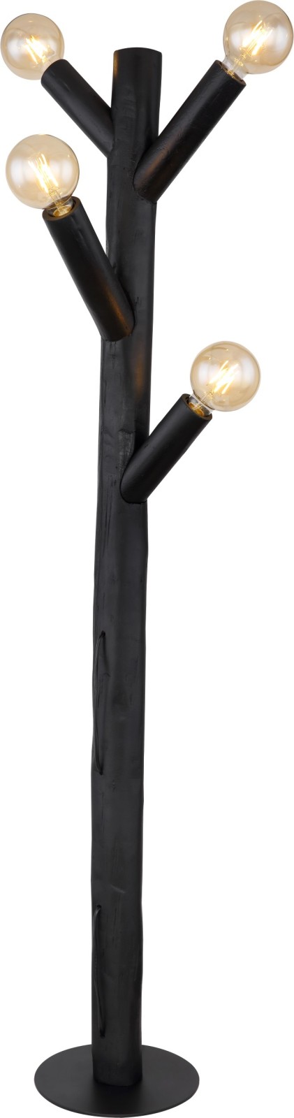 Stehleuchte - schwarz matt - 150 cm