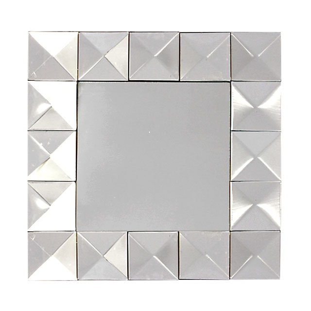9 miroirs à facettes L.5 x l.5 cm Colours