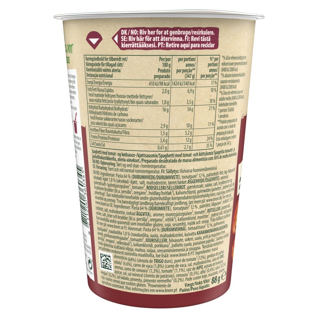 PASTA POT KNORR BOLONHESA BIG 82G