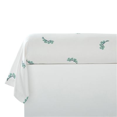 Linge de lit en gaze de coton à fleurs - BECQUET CRÉATION