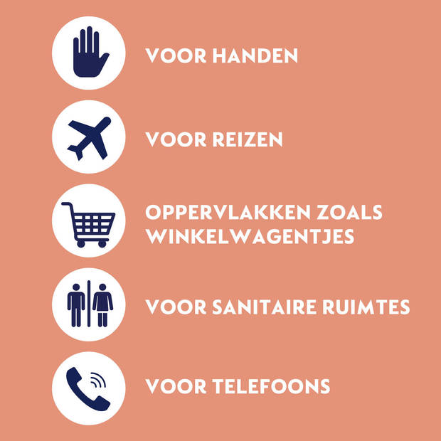 Dettol Hygienische Doekjes 2 in 1 - 12 stuks - Handig voor onderweg