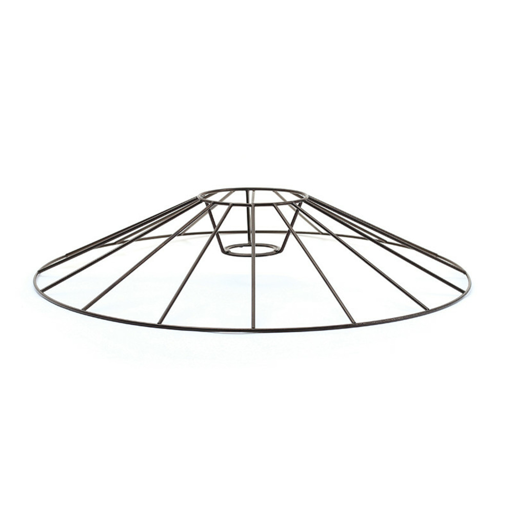 Abat-jour à décorer - métal noir ø 40 cm