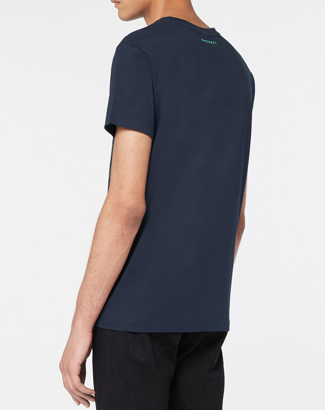 Hackett London T-Shirt Logo Aston Martin Racing bleu marine