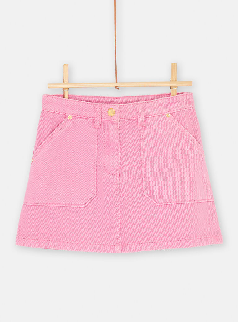 Jupe rose pour fille