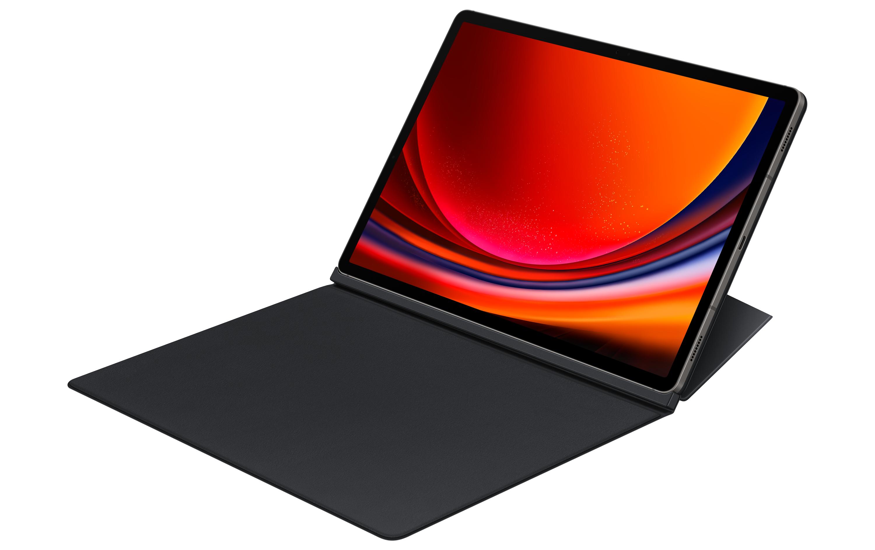 Tablet Book Cover Smart Galaxy Tab S9+ SchwarzBook Cover für das Samsung Galaxy Tab S9+
