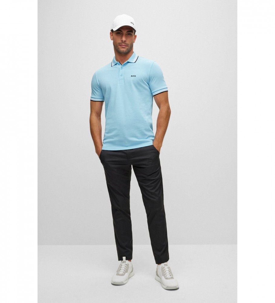 BOSS Polo Paddy Azul Claro