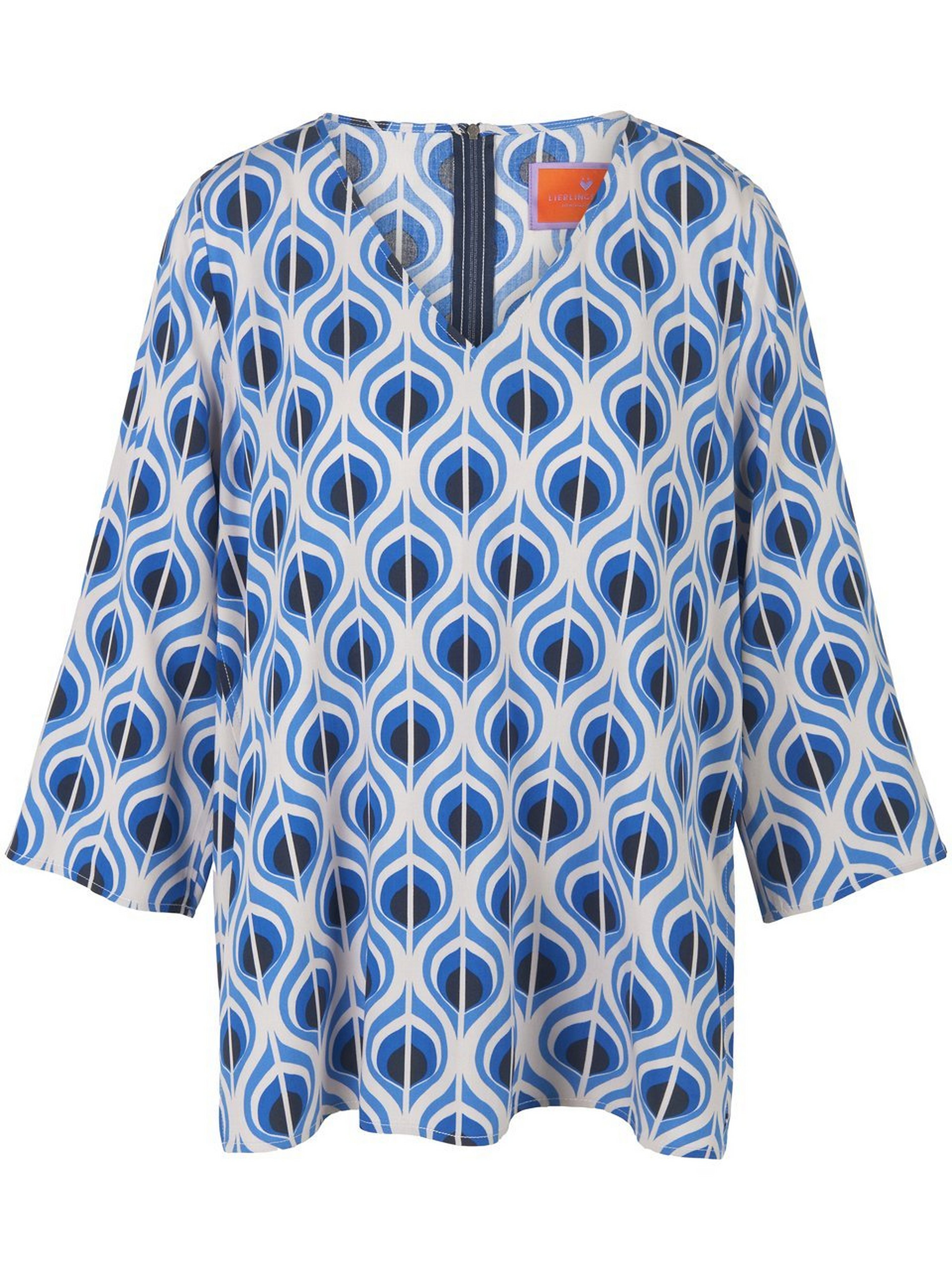 Bluse mit V-Ausschnitt