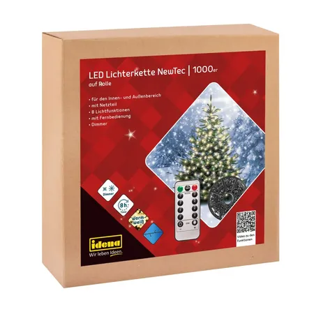 Idena Lichterkette NewTec 1000 LED