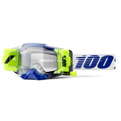 Masque cross 100% ARMEGA FORECAST Bleu - Clair 2025 - Bleu