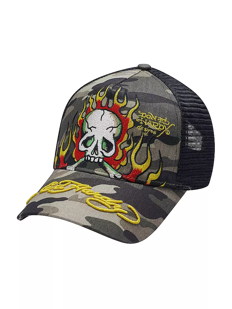 ED HARDY Kappe HELL FIRE  olive