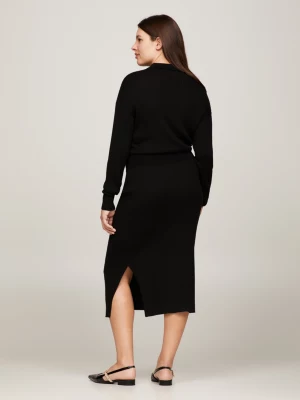 Vestido Polo de Malha Canelada