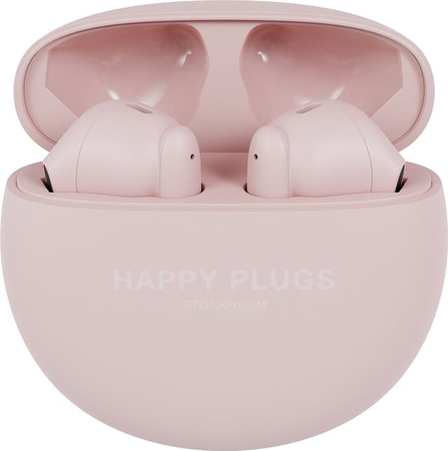 Happy Plugs Joy Lite helt trådløse in-ear høretelefoner (pink)