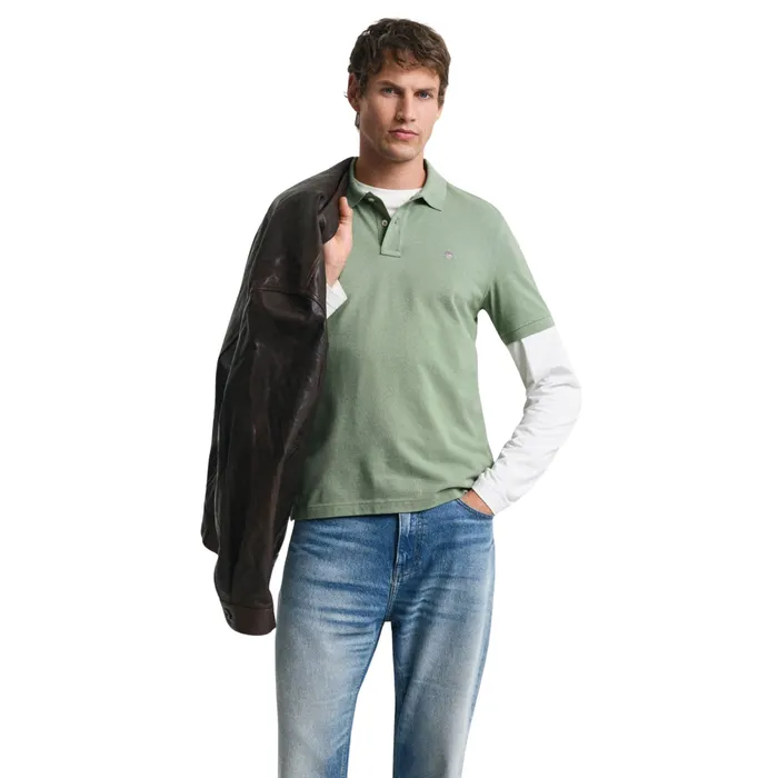Gant Shield Pique Polo Heren