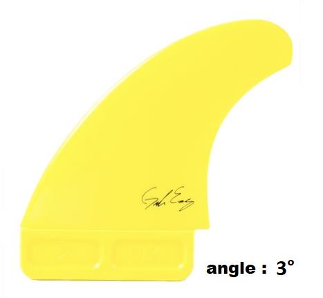 K4 Fins Ezzy Asymetric 3 deg - Front - Slot Box ( paire ) 7 cm
