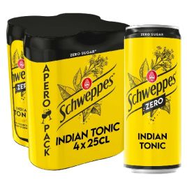 Schweppes Zero Indische tonic 4-pack