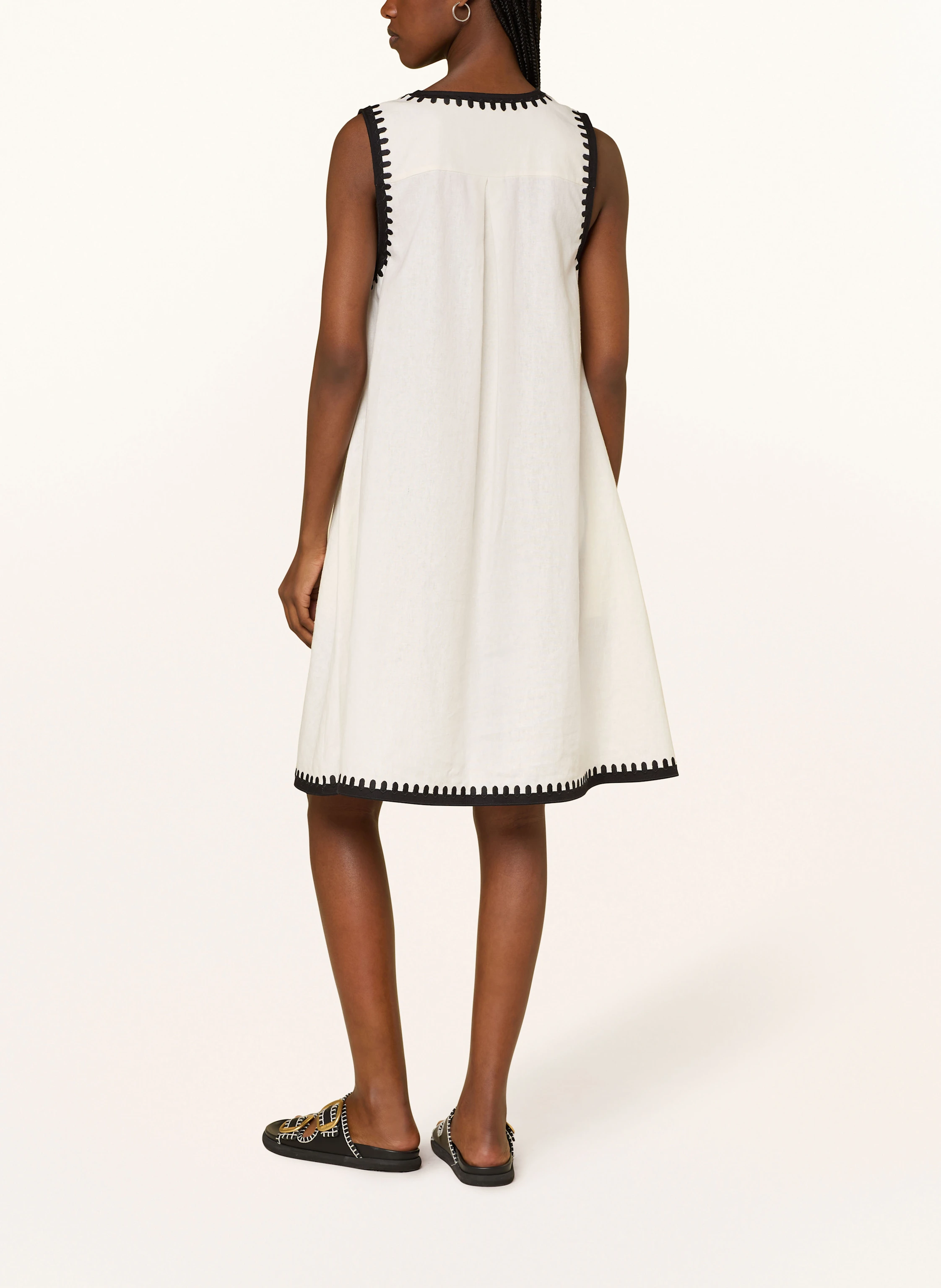 Grace Kleid mit Leinen