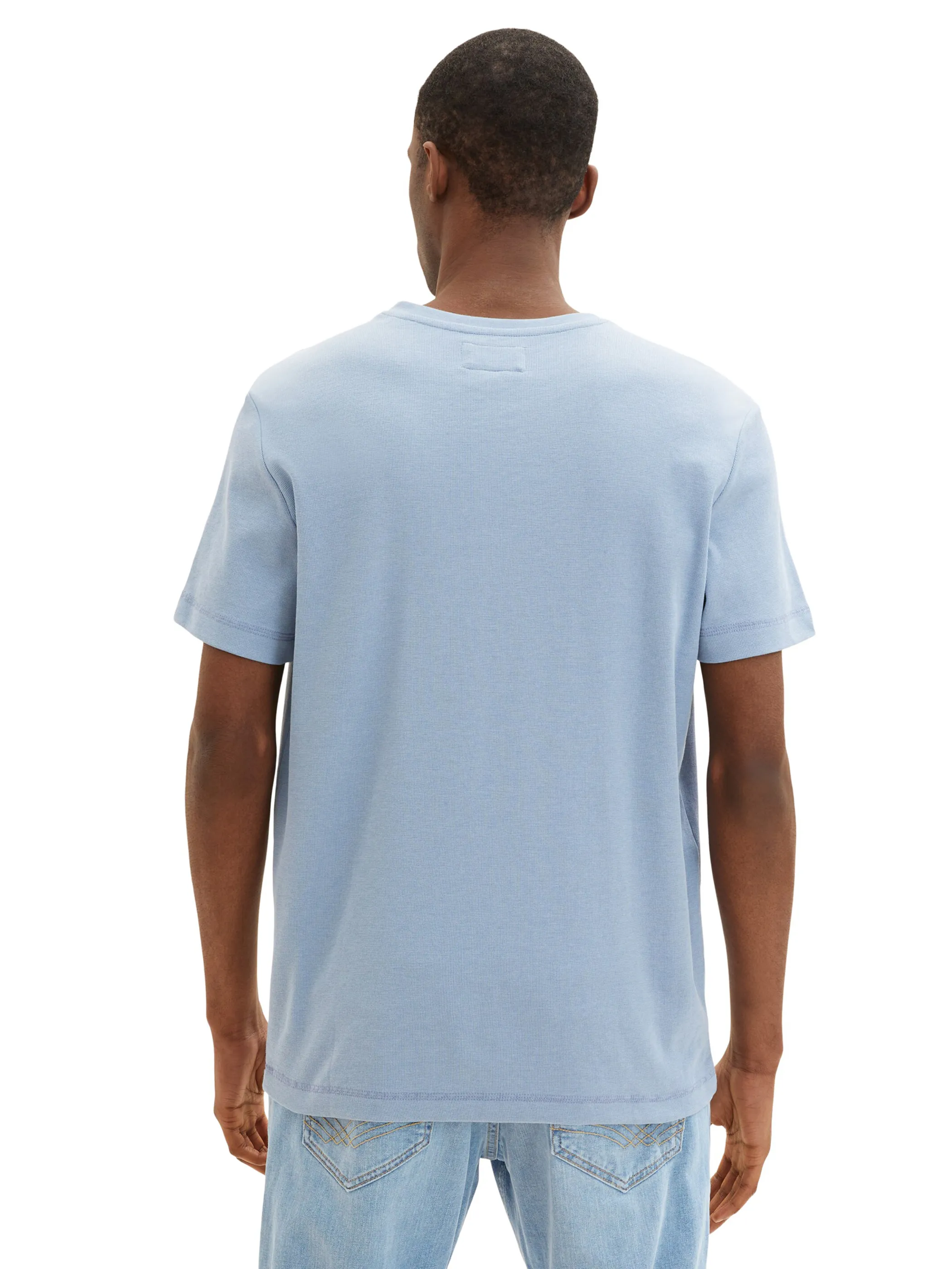 Herren Henleyshirt mit Struktur