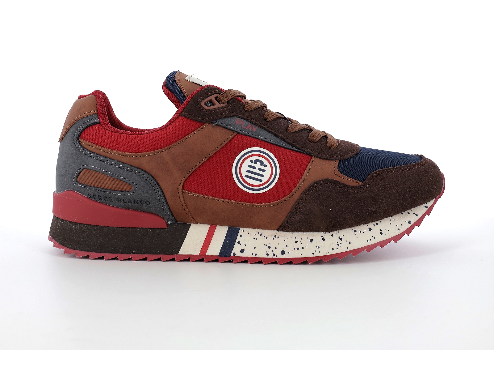 Serge blanco-CHAMONIX BICOLORE Matières combinées Rouge Marine