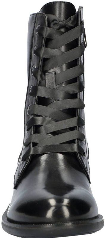 Regarde le Ciel - Jada - Veterboots - Zwart - Leer/Imitatieleer