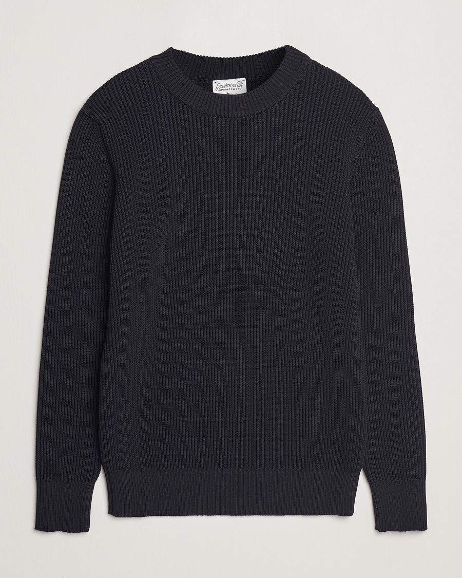 S.N.S. Herning Fender Wool Crew Neck Navy Blue