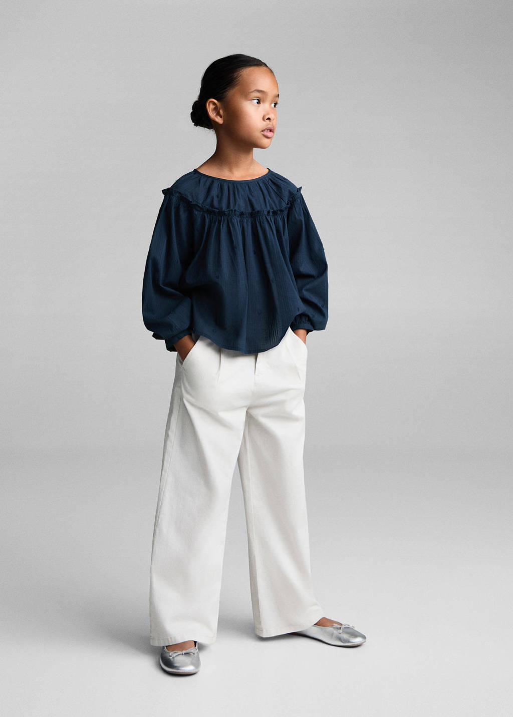 Mango Kids top donkerblauw