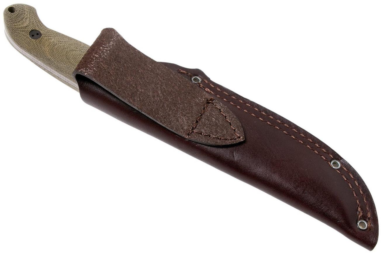 Bradford Guardian 5.5S, 3D Green Micarta Guardian 5.5 CPM 3V, Sabre Stonewashed 5.5S-102-3V