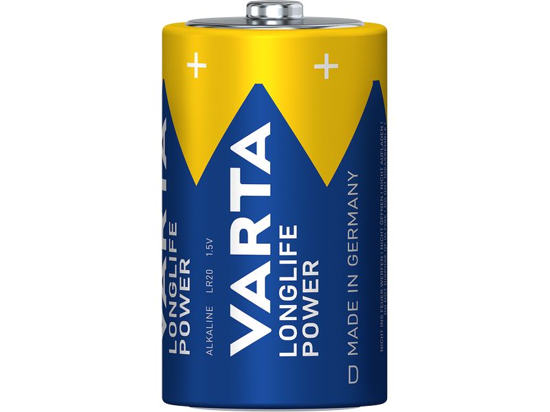 Varta Batterie Longlife Power D , 20 Stück Batterie für optimale Leistung