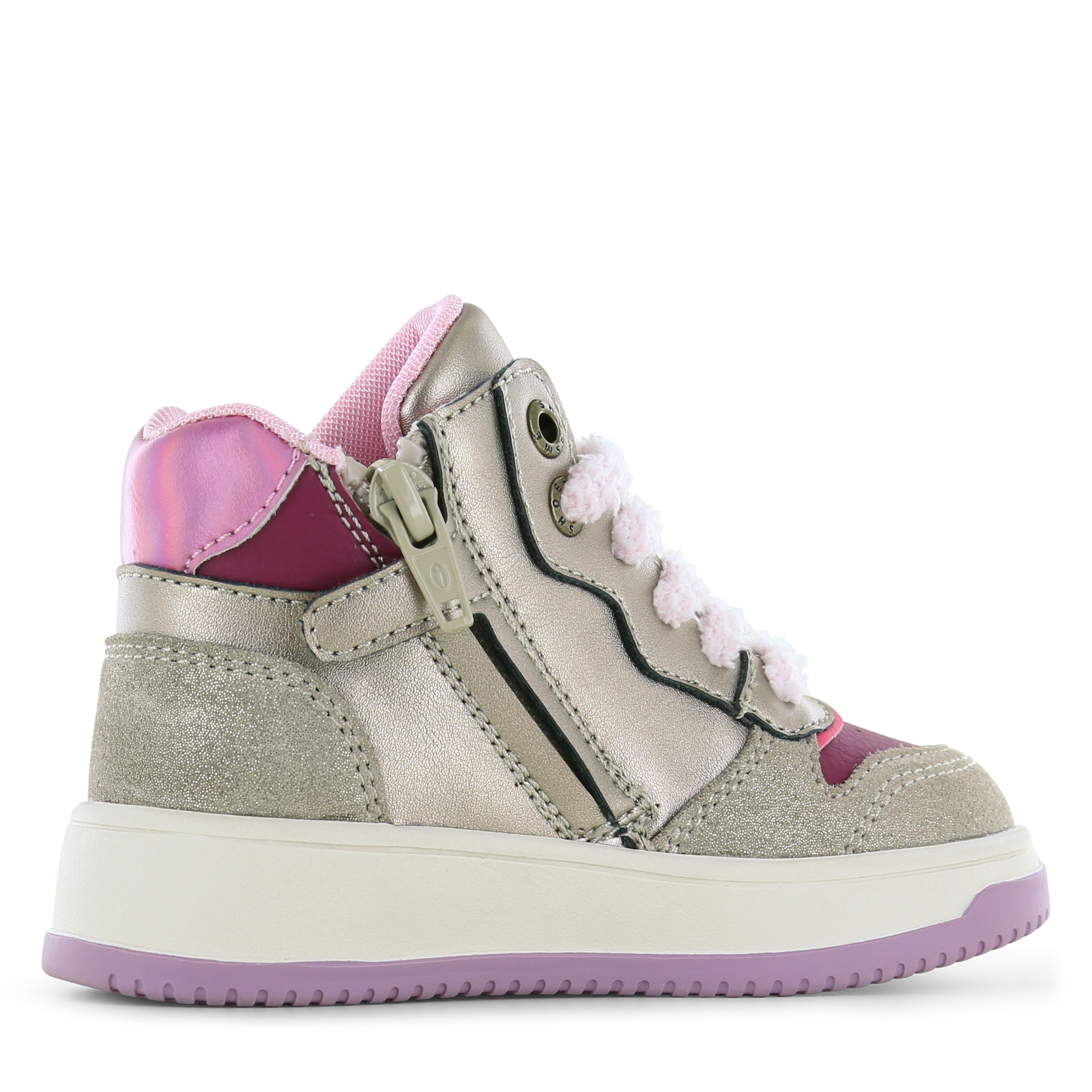 Shoesme roze sneaker Microfiber leer, Suède | Meisjes schoenen