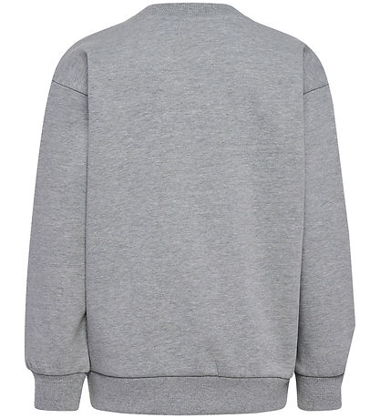 Hummel Sweatshirt - hmlJR Loose Rundhalsausschnitt - Grey Melang