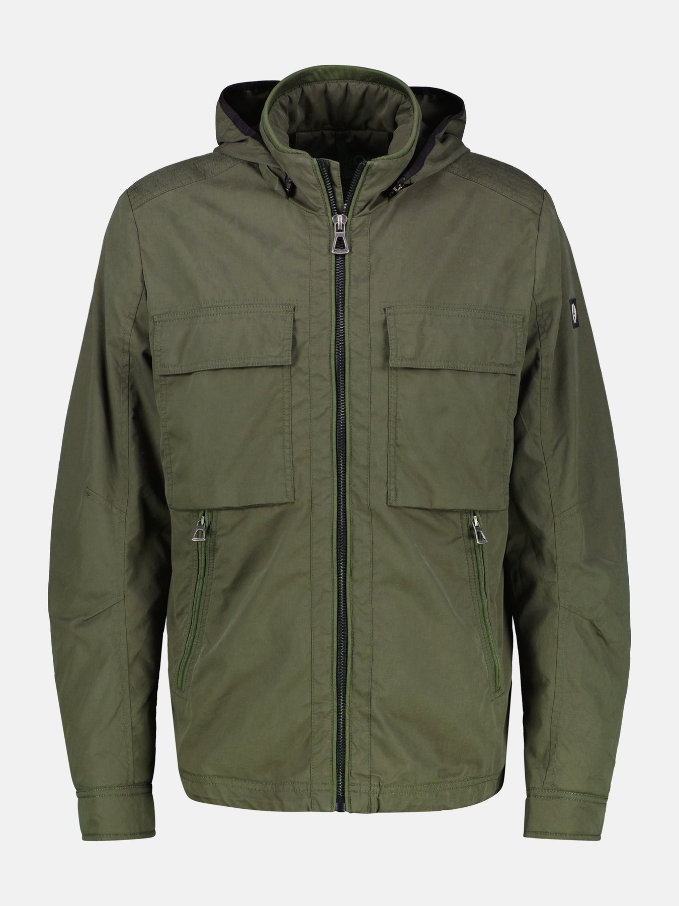 Shell-Blouson mit abnehmbarer Kapuze