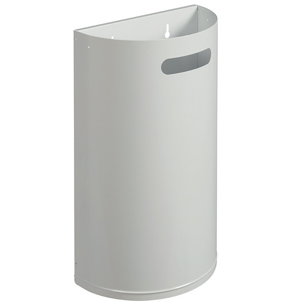 Corbeille sanitaire murale décrochable blanc 40 L Rossignol