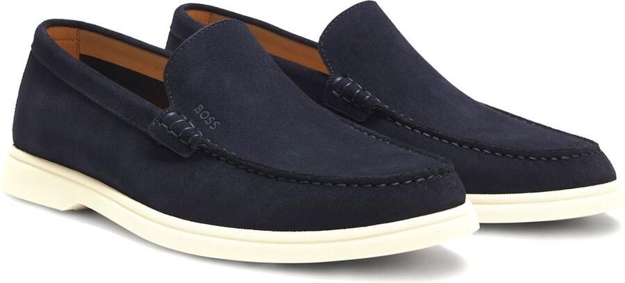 Boss Lage Sneakers Titanium Runn Trainers Dark Blue