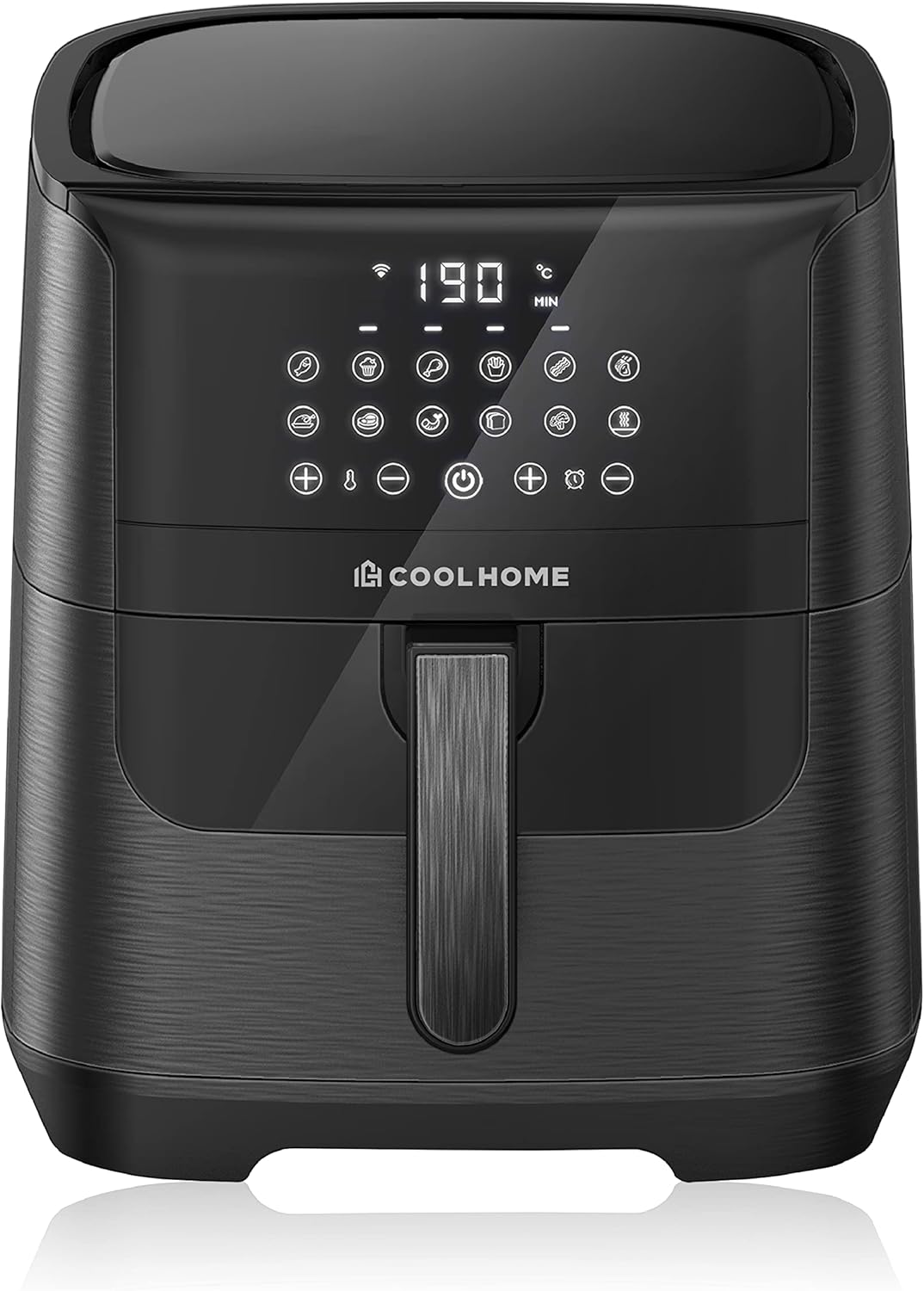 AF23 Airfryer XXL Deluxe - 6,5 Liter - Heißluftfritteuse mit Keramikbeschichtung - schwarz