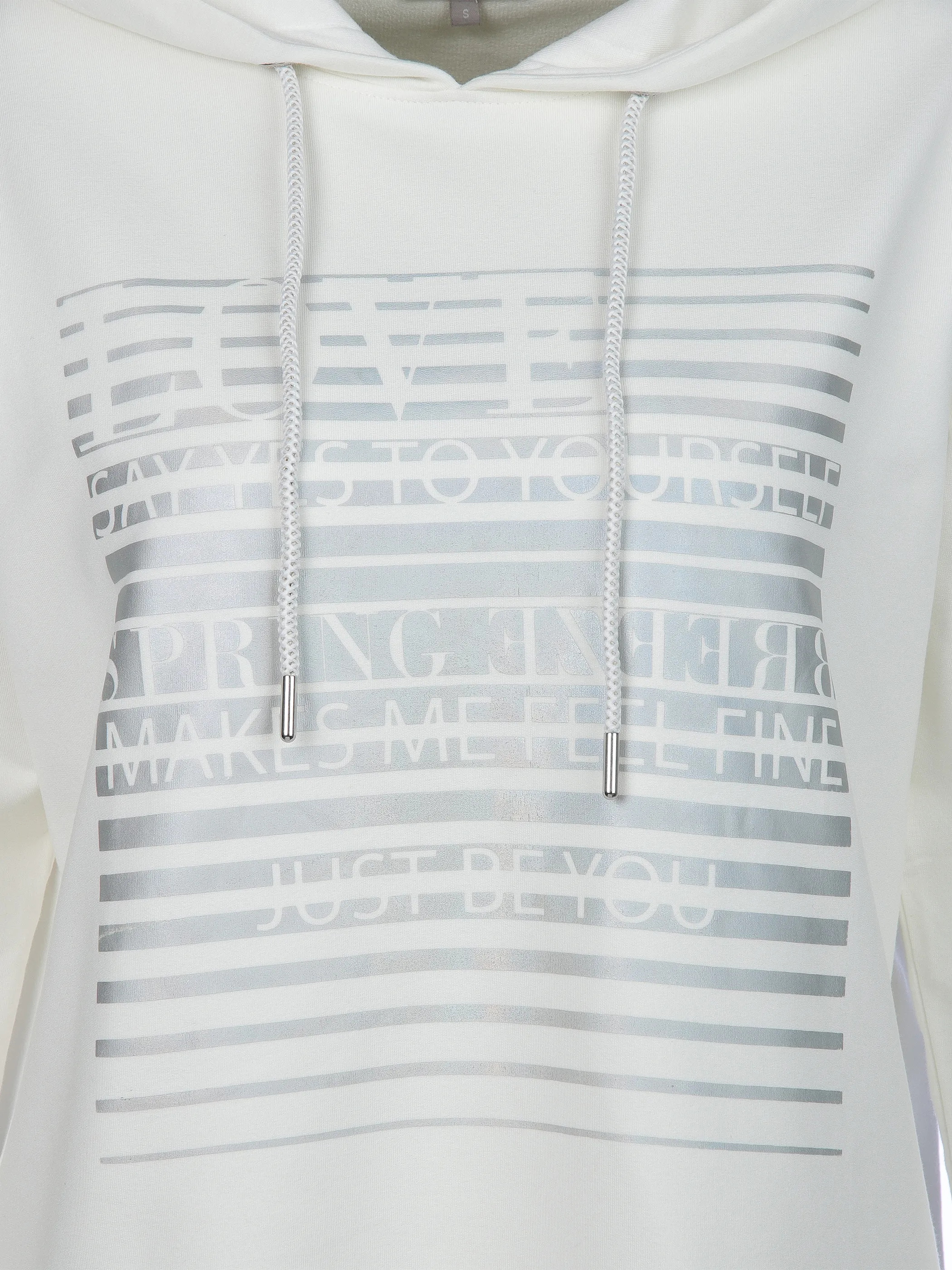 Damen Sweatshirt mit Glitzer-Optik