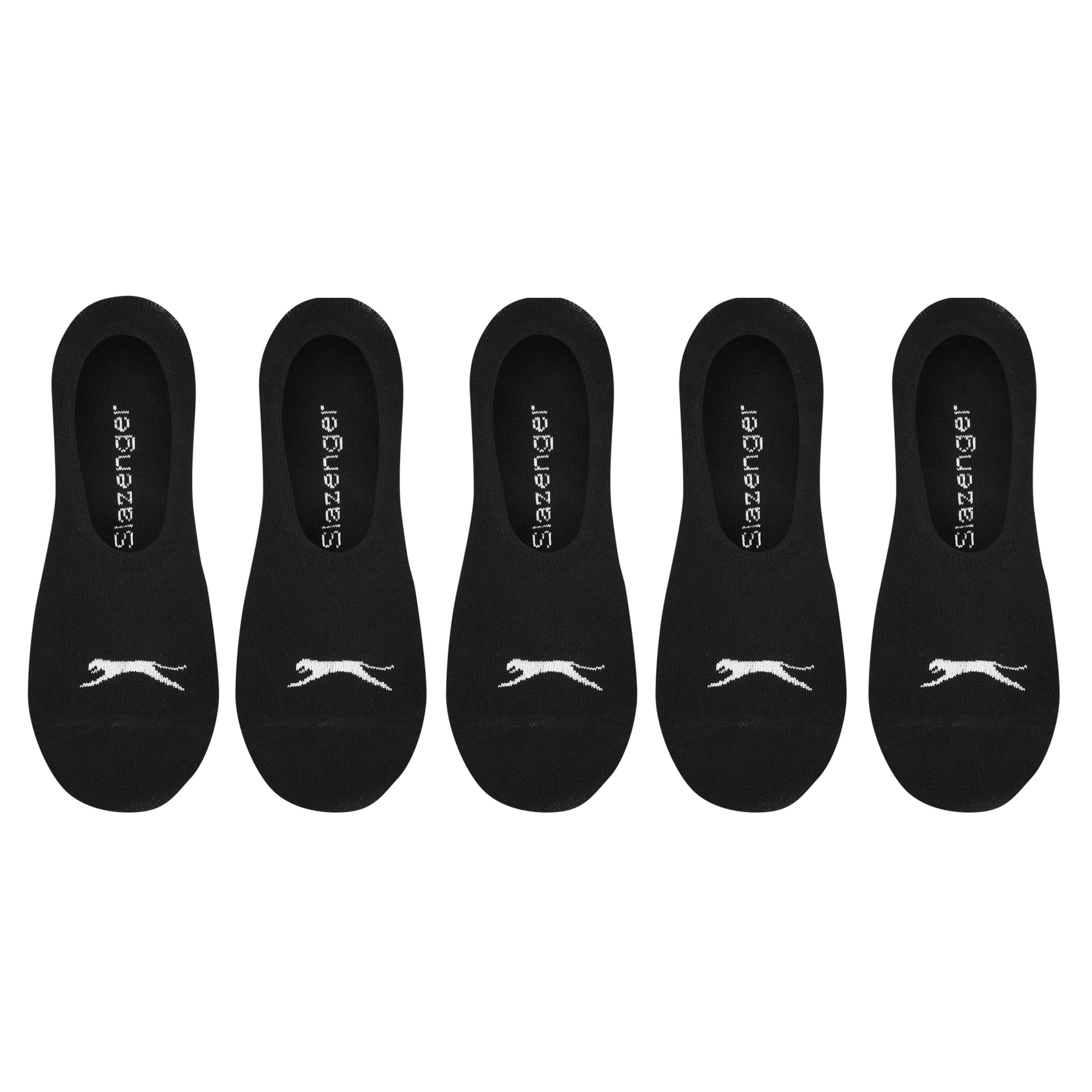Slazenger 5 Pack Invisible Socks Mens