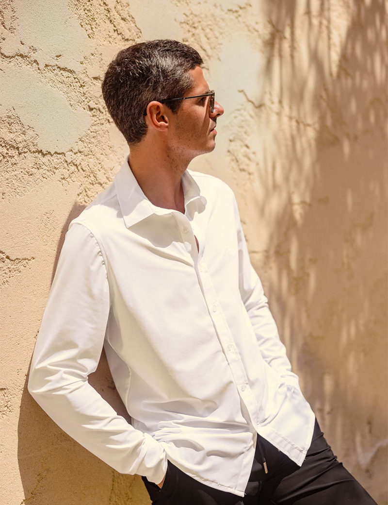 HBT LORD LIGHT CHEMISE HOMME BLANCHE