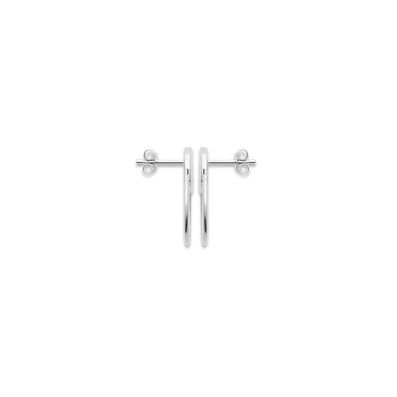 Boucles d'oreilles striées CHLOÉ en plaqué or ou argent - Bijoux Privés Discovery
