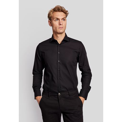 Bruun & Stengade Begovic Skjorte, Sort, 44