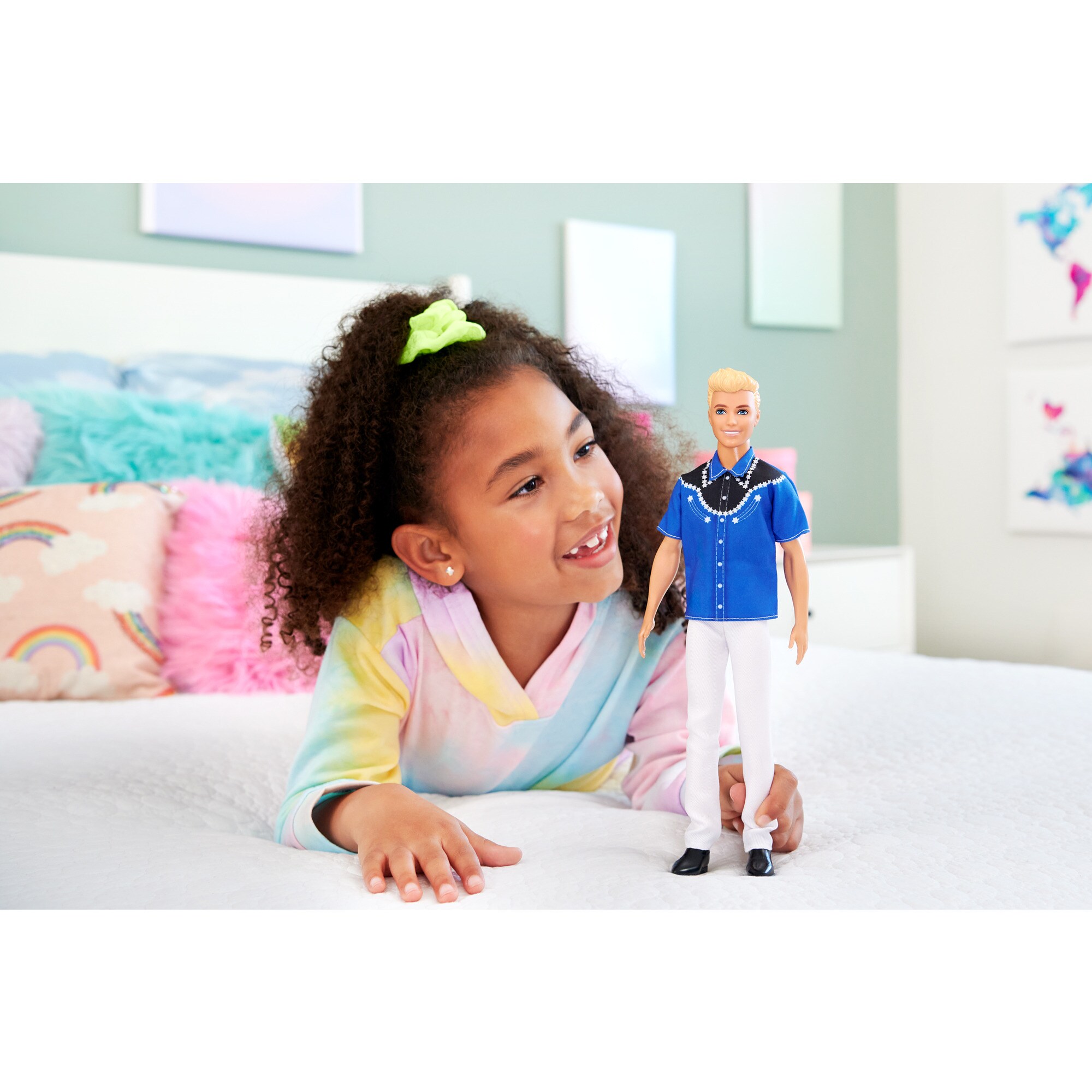 Mattel Puppe Barbie Fashionistas Ken-Puppe Western Ken