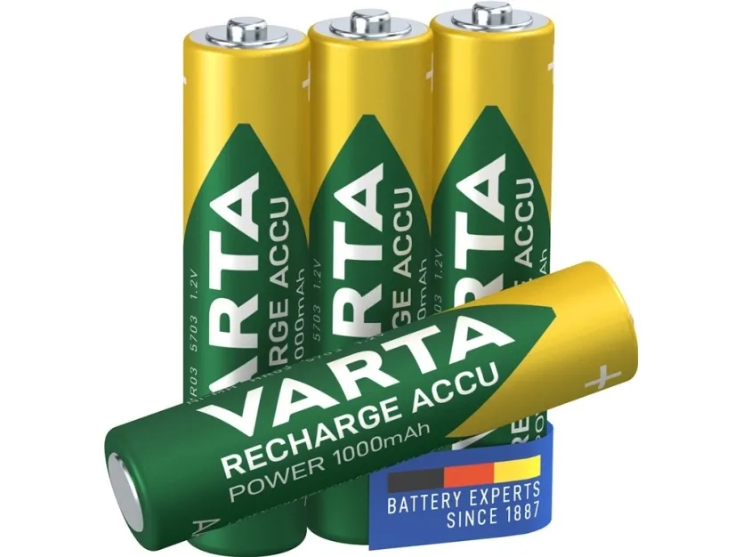 Varta Professional - Batteri 4 x AAA - NiMH - (genopladelige) - 1000 mAh