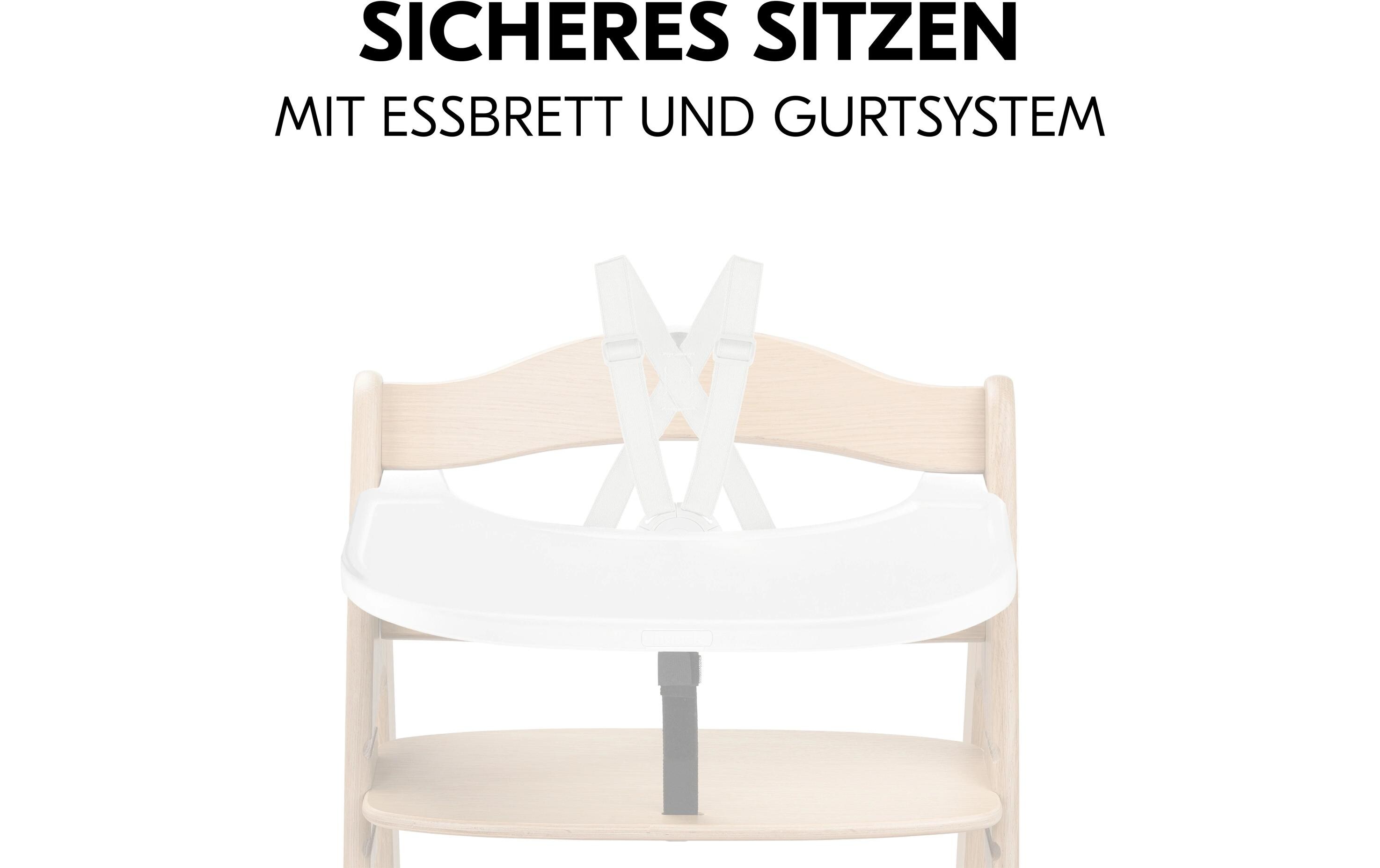 Essbrett Arketa Click Tray WhiteKlick-Essbrett für den Arketa Holzhochstuhl