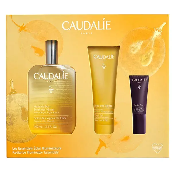 Conjunto de presente iluminador Caudalie Essentials