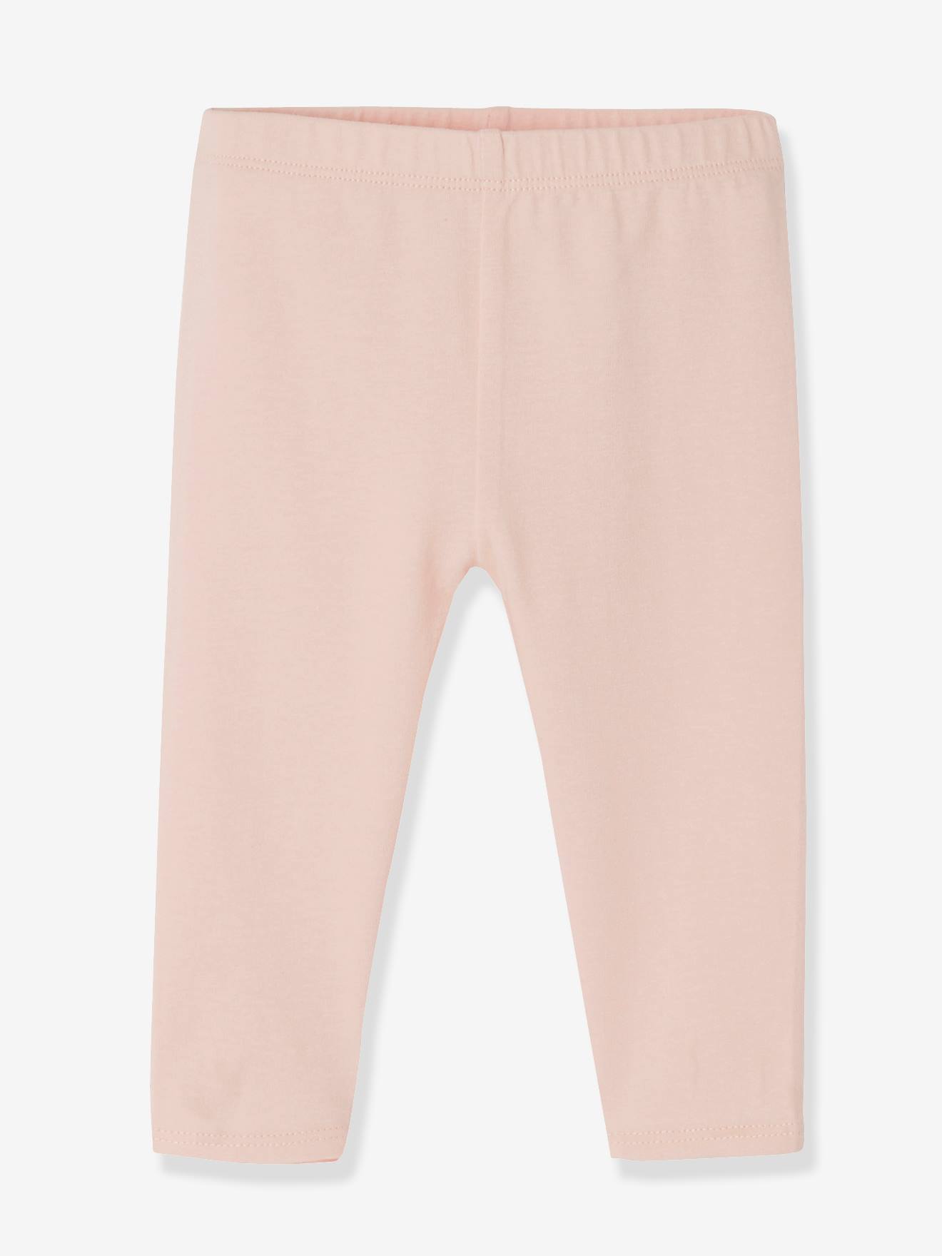 Conjunto de 2 leggings compridas para bebê menina, azul claro, bicolor/multicoloridas