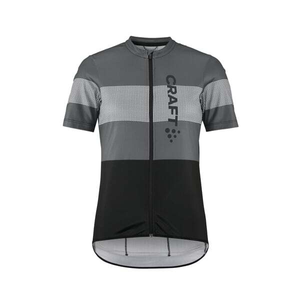 Craft Core Endur Logo Fietsshirt Korte Mouwen Zwart/Grijs Dames