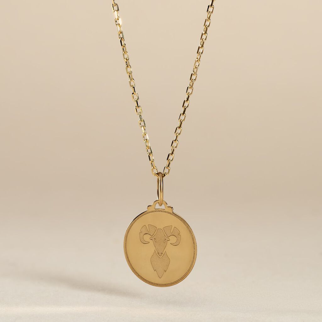 Pendentif Lamie Zodiaque Or Jaune