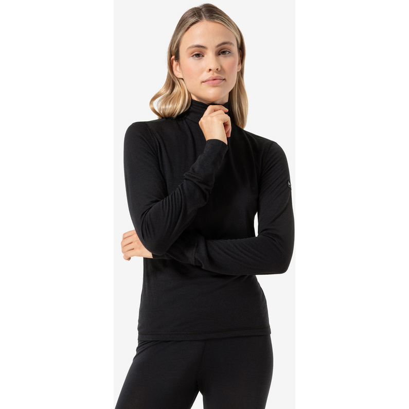 Super.Natural Damen Tundra175 Zip 1/4 Longsleeve
